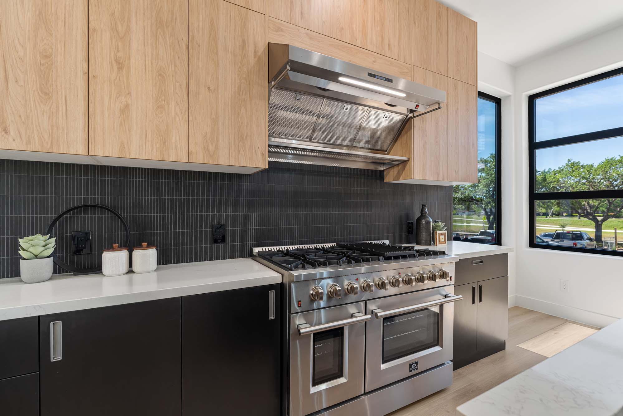 Kitchen — pantry door